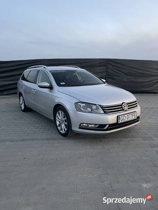 Volkswagen Passat B7 Highline 20 TSI 155 kW 211 relingi dachowe pomorskie Gdańsk