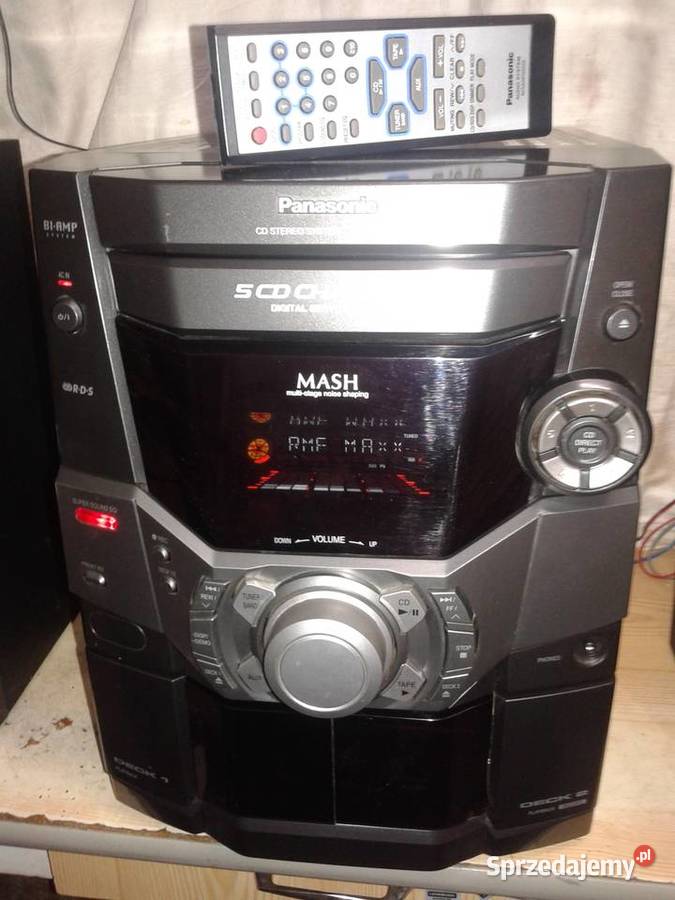 Wieża PANASONIC 5xCD RDS głośniki pilot sprzedam