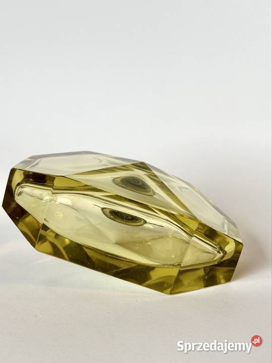 Stary flakon czeskie szkło Art Deco Porcelana i szkło Warszawa
