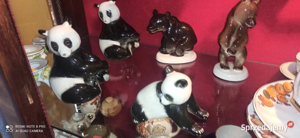 Figurka Panda Łomonosov Siedząca na 4 łapkach pomorskie