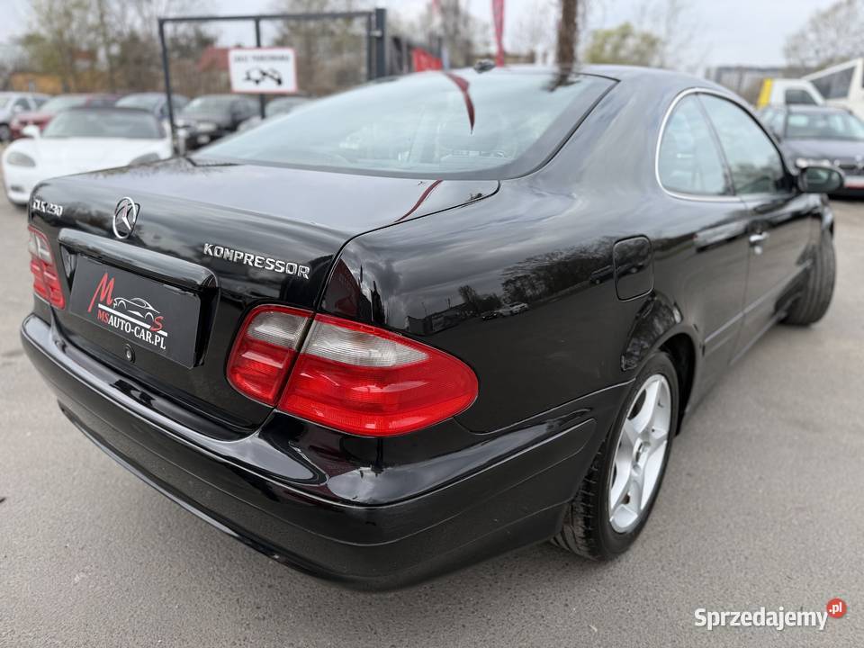 MercedesBenz CLK 23 Kompresor LPG 197 Automat czarny Poznań