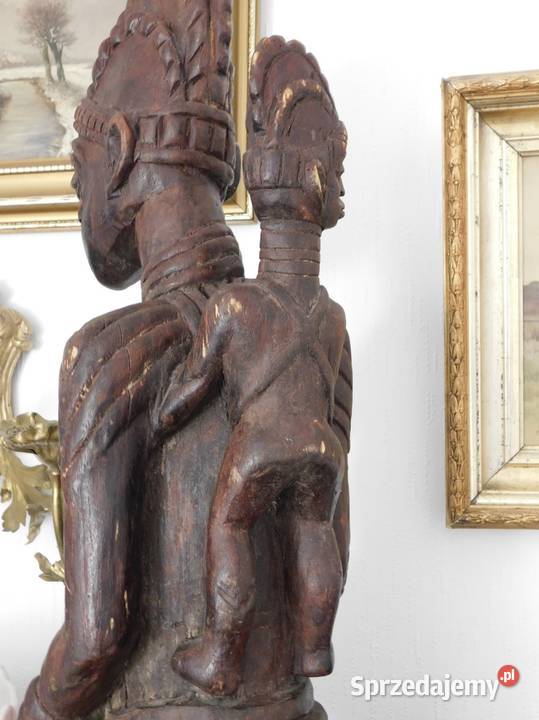 Stara figura posąg rzeźba bogini płodności z Szczecin