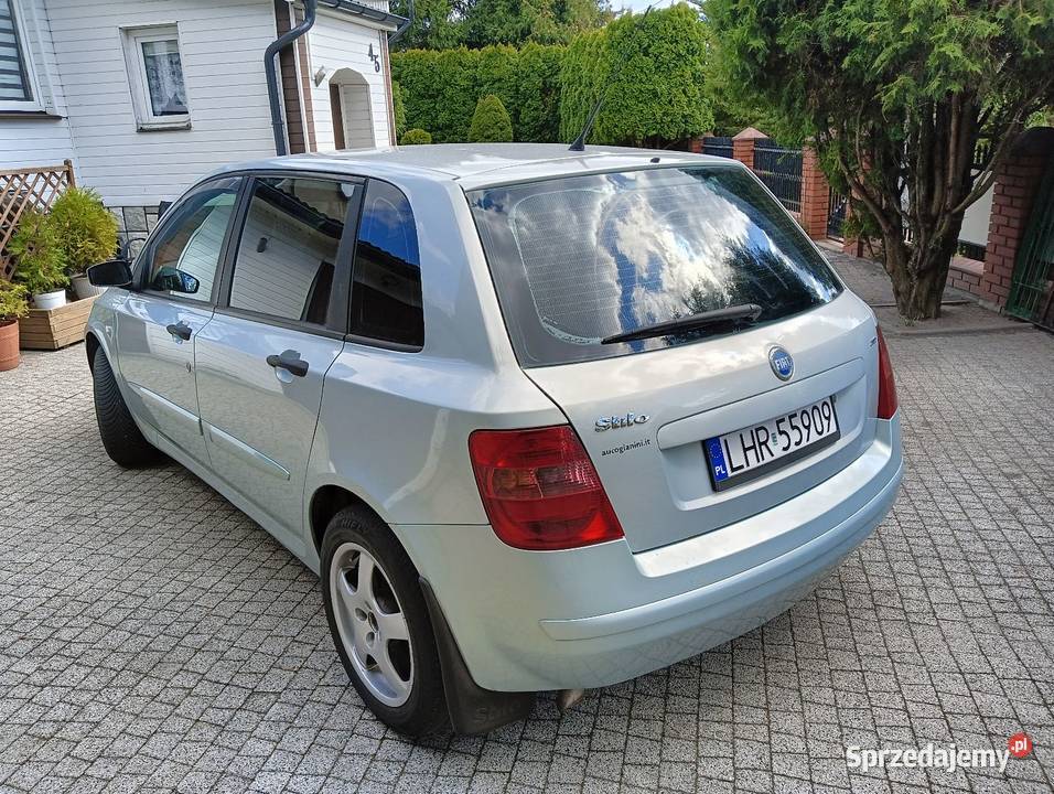 Fiat Stilo 19 JTD 8V 115 aluminiowe felgi lubelskie Hrubieszów