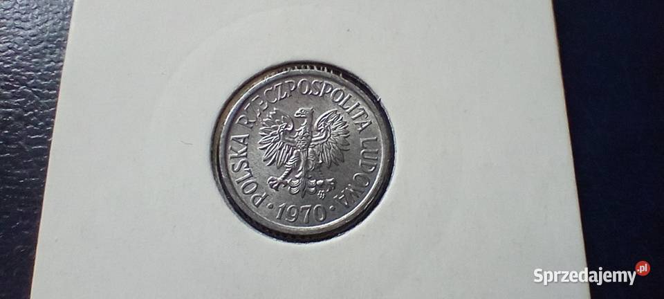 Stare monety 5 groszy 1970 skrętka Polska PRL Kolekcje Lesko