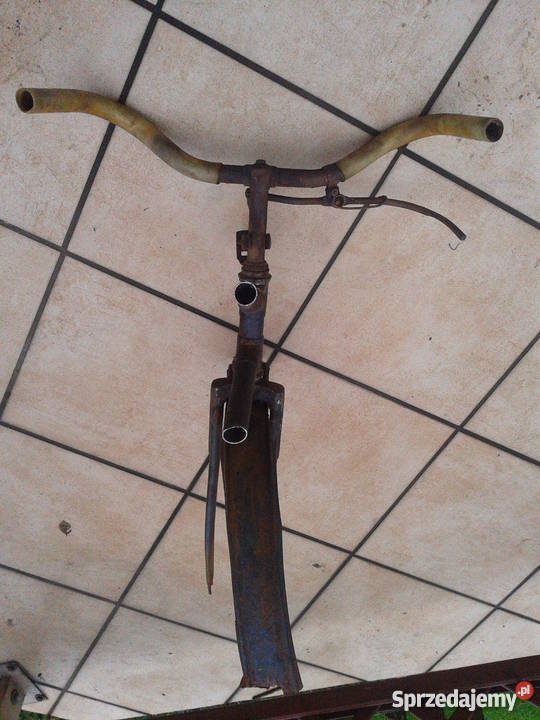 zabytkowy rower widelki kierownica hamulec Bielsko-Biała