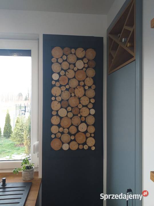 Obraz 120x60 panel plaster drewna drewniana rama Długołęka