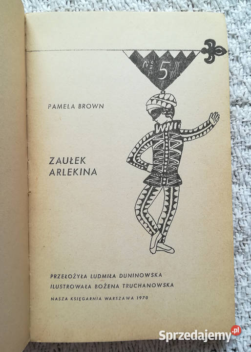 Zaułek arlekina Pamela Brown Proza i poezja Białystok