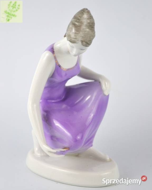 Vintage z połowy XXw Kolekcjonerska figurka