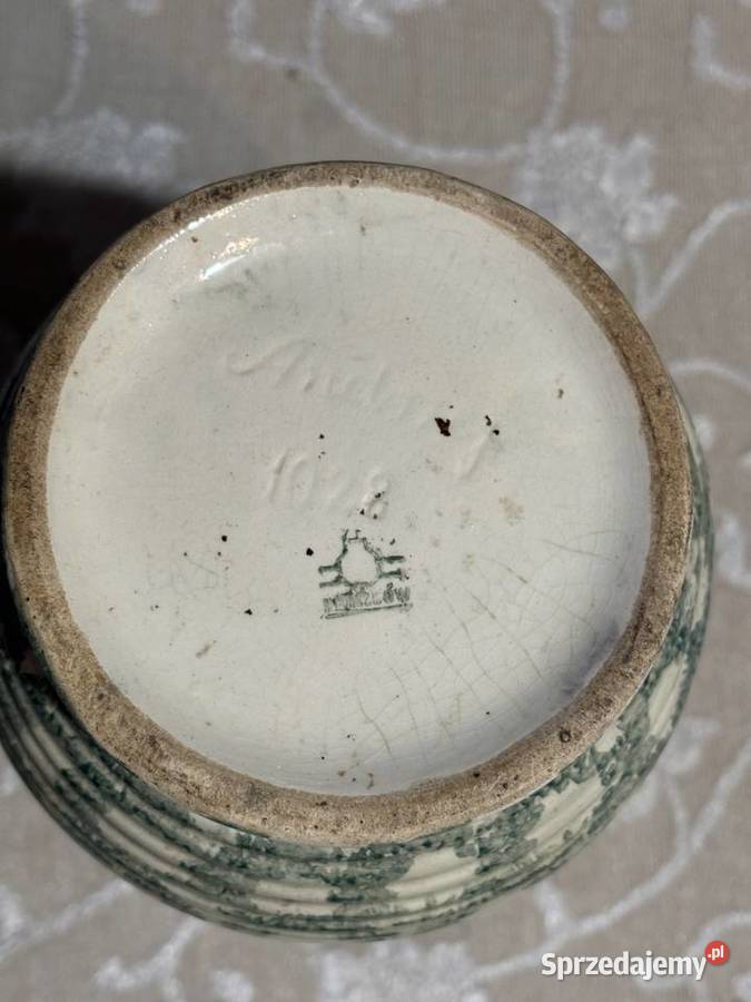 dzbanek flakon wazon fajans Pińczów vintage PRL Kosianka-Trojanówka sprzedam