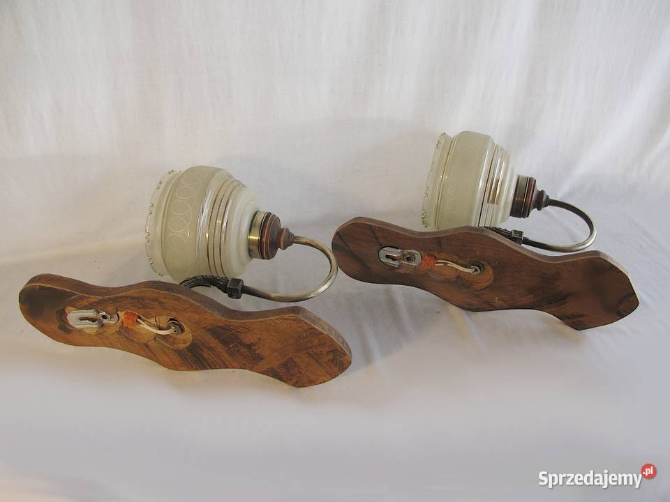 2 kinkiety mosiądz IV Szczecinek