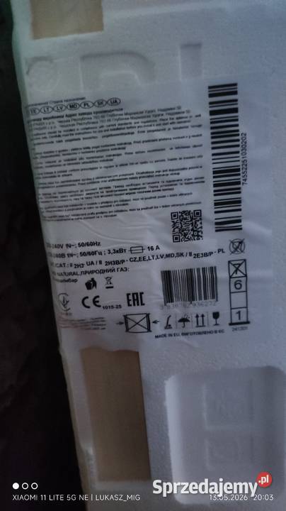 NOWA Kuchenka Gorenje MEKS5121WM Fabrycznie Dom i Ogród Blachownia