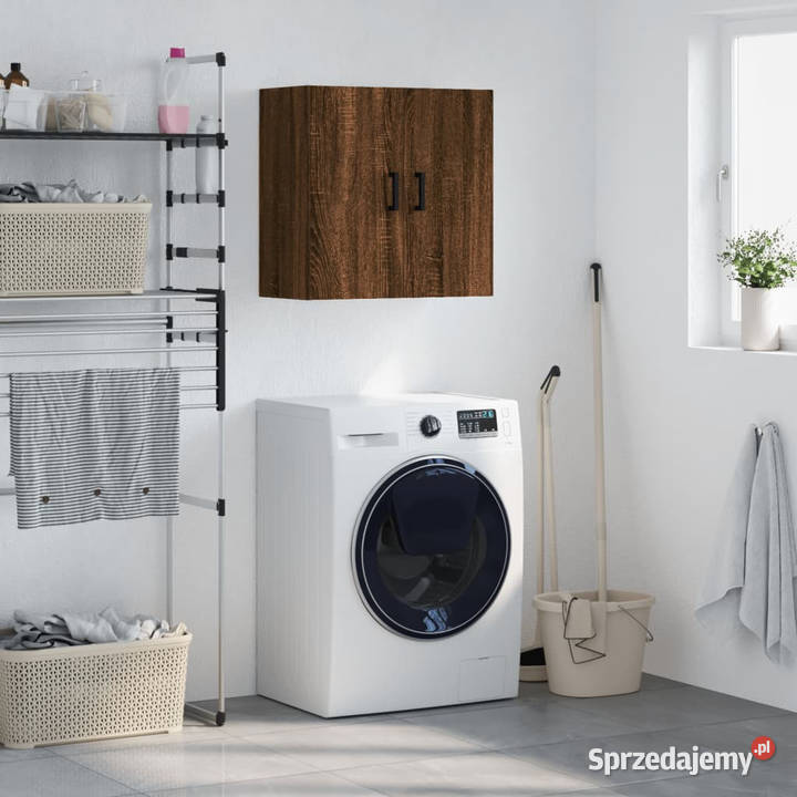 Szafka ścienna brązowy dąb 60x31x60 WM829971 Pozostałe mazowieckie Warszawa