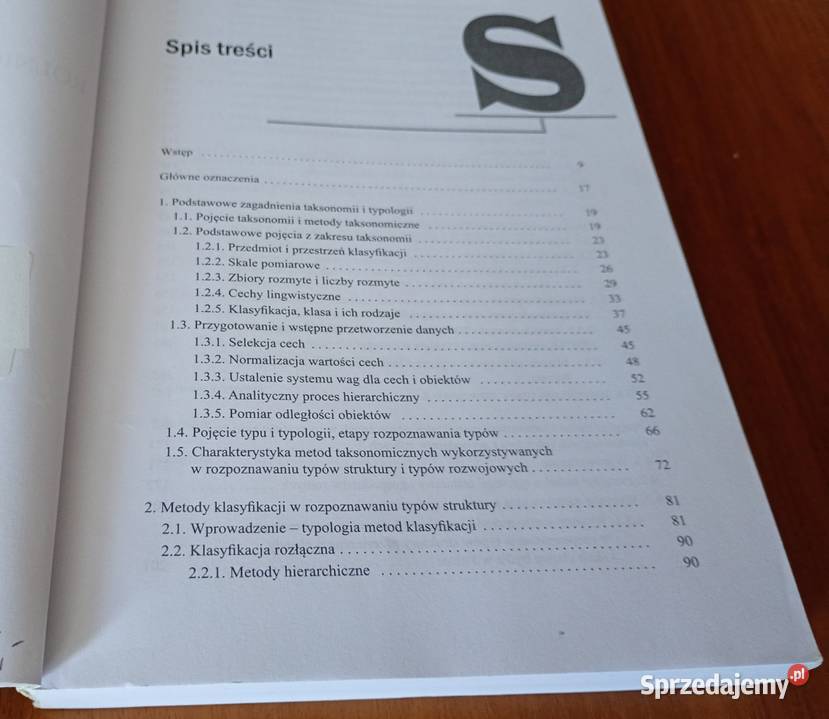 Metody taksonomiczne w rozpoznawaniu typów pomorskie Gdańsk sprzedam
