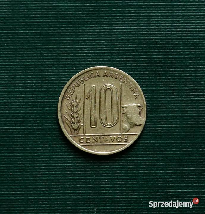 ARGENTYNA 10 centavo 1944r Gliwice