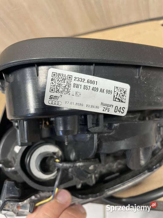 Audi A4 B9 lusterko lewy przód 6 pin Kozubszczyzna