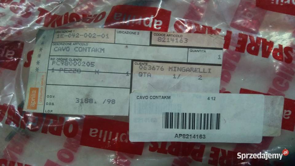 LINKA LICZNIKA ORGINAŁ APRILIA SR 50 LC Ditech Linki i cięgna podlaskie Bielsk Podlaski