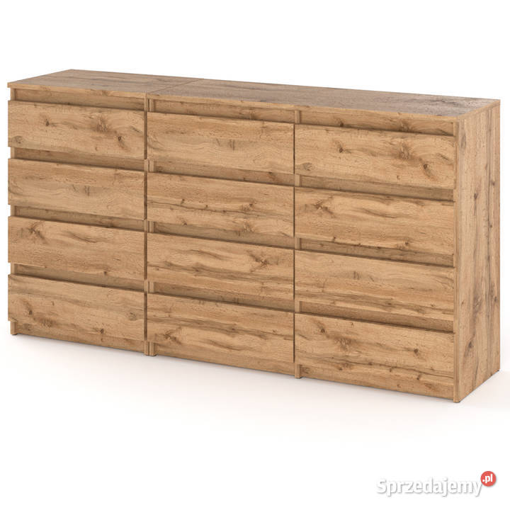 Komoda 12 Szuflad Nowoczesna Drewniana Szafka warmińsko-mazurskie