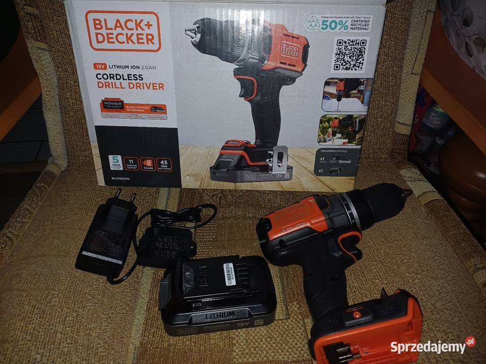 Black Decker BCD382D1XC Wiertarkowkrętarka ECO