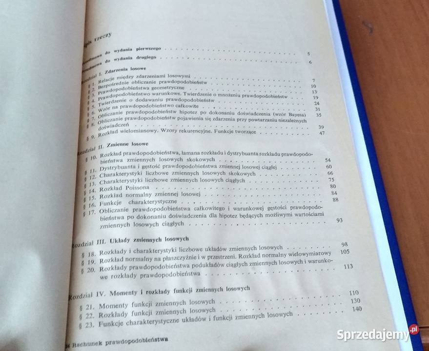 Rachunek prawdopodobieństwa w zadaniach i Rok wydania 1979 Gdańsk