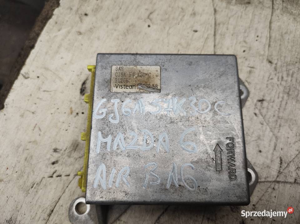 MAZDA 6 20citd moduł poduszek airbag GJ6A57K30K Układ elektryczny Kielce
