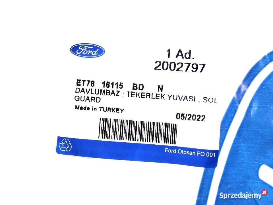 NADKOLE KOŁA PRZÓD LEWE FORD TRANSIT COURIER Głogów