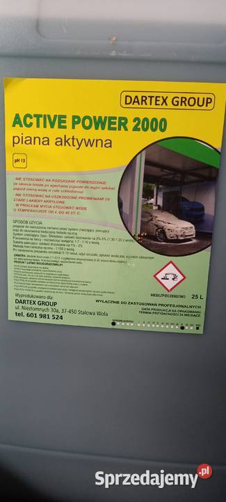Sprzedam Aktywna Piana do Mycia w Myjniach Stalowa Wola