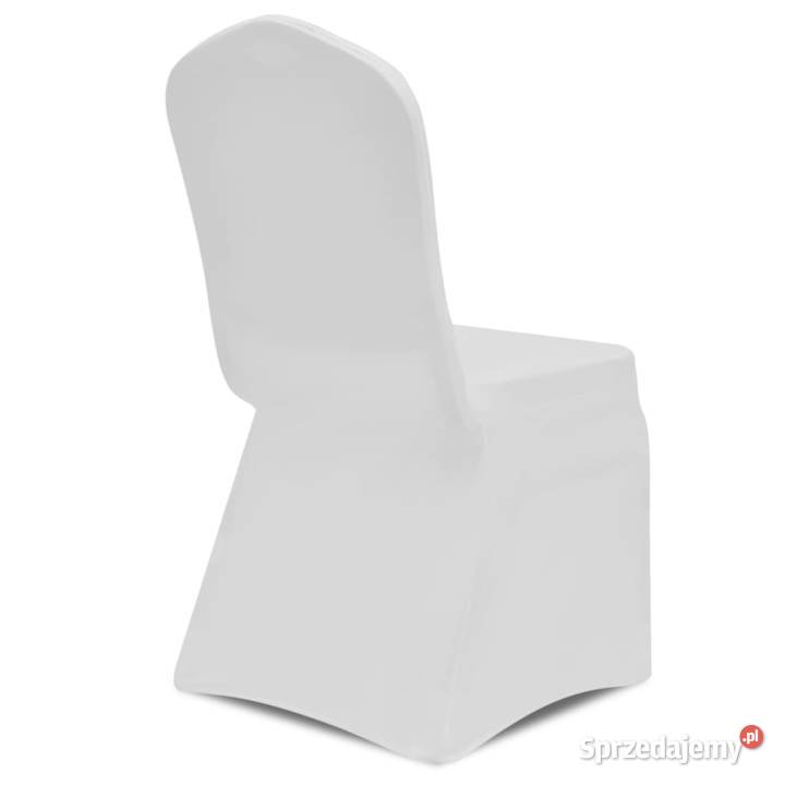 vidaXL Elastyczne pokrowce na krzesła białe 100 Warszawa