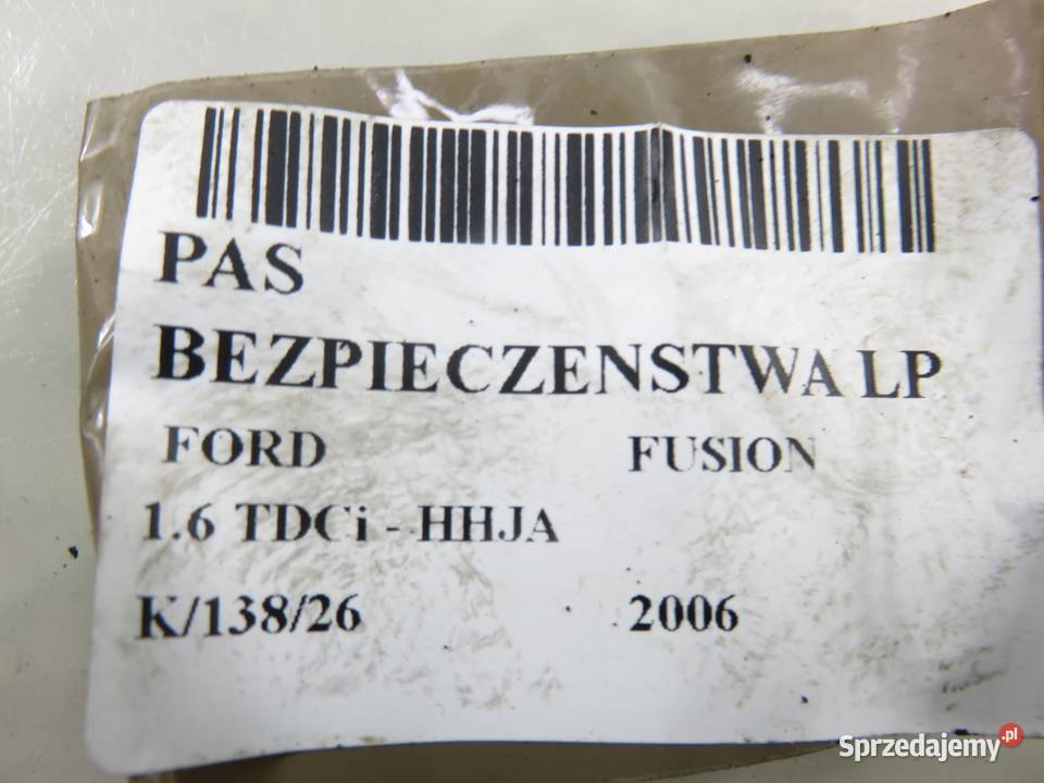 PAS LEWY PRZEDNI FORD FUSION 6S6AA61295AA osobowe małopolskie
