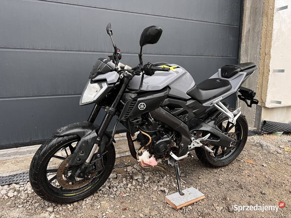 Yamaha MT 125 na katB uszkodzony sprzedam
