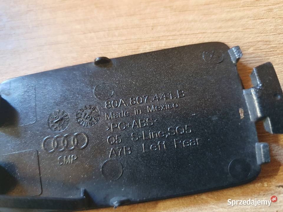 AUDI Q5 II SLINE ZAŚLEPKA HAKA ZDERZAKA TYŁ osobowe Międzychód