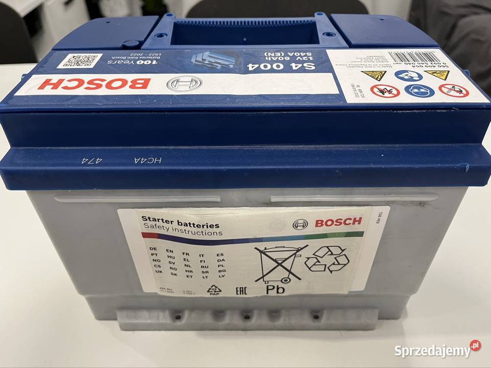 Akumulator 12V BOSCH S4 60Ah 540A GWARANCJA Reda