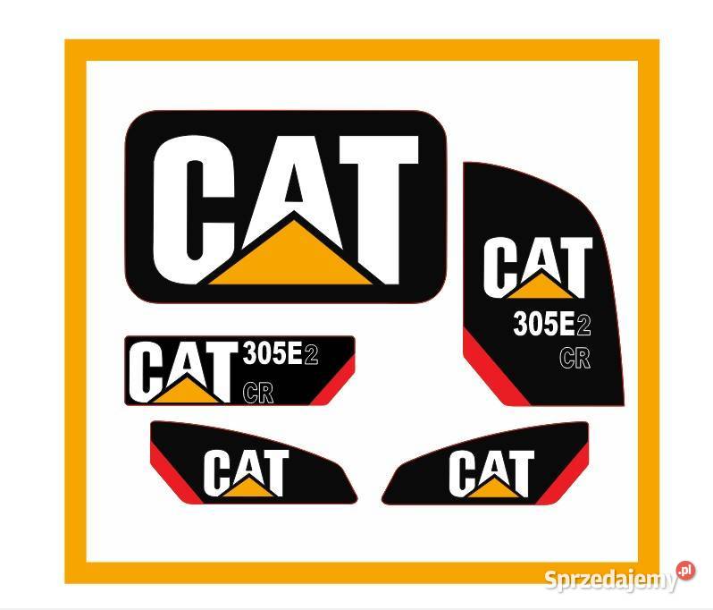 Naklejki CAT Caterpillar 305E2 CR Nalepki sprzedam