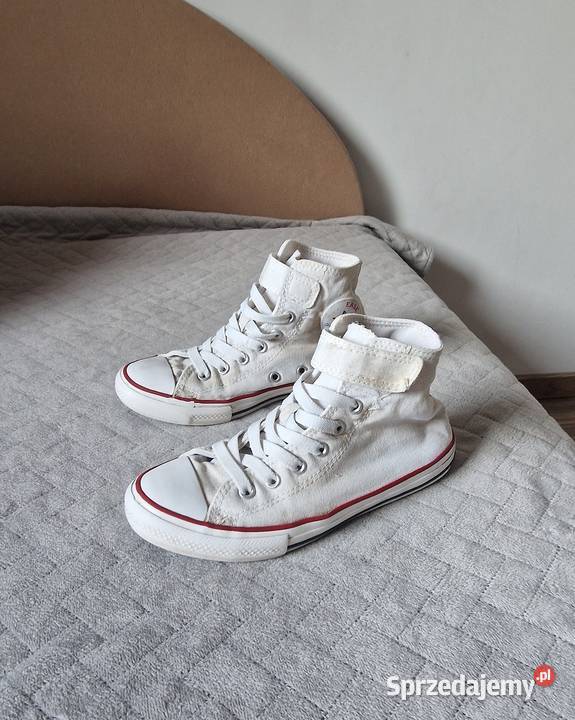 trampki wysokie na rzep Converse r 35 białe Kraków