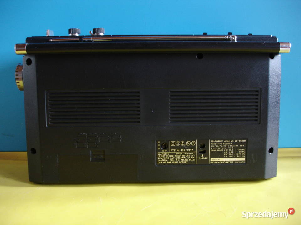 Radiomagnetofon SHARP GF8181 Audio Zielona Góra