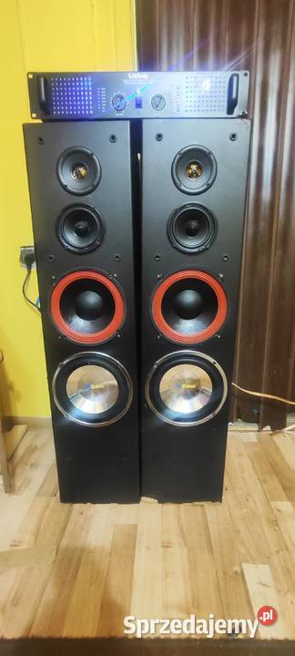 Mocne Kolumny podłogowe wzmacniacz liston 900 Audio Jaćmierz