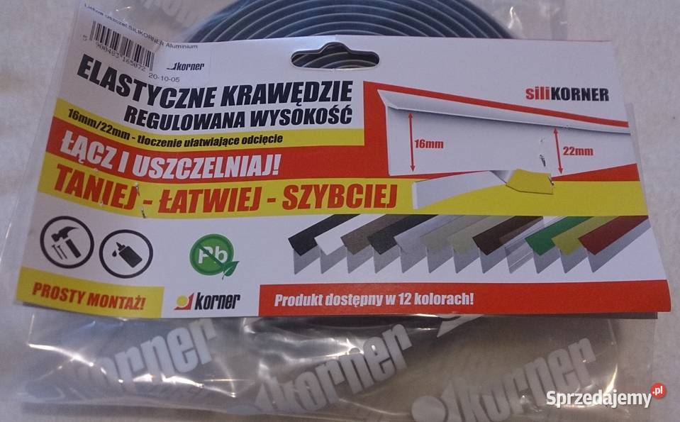 Silikonowa elastyczna uszczelka dekoracyjna śląskie Rogoźnik