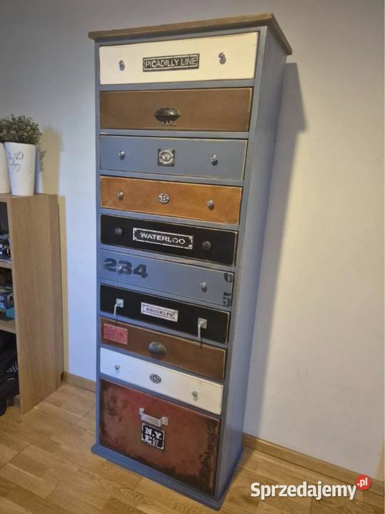 Komoda Loftowa w stylu Industrialnym Katowice