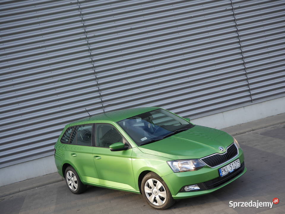 PIĘKNA Skoda FABIA III 14 TDI Zielone KOMBI Gostynin
