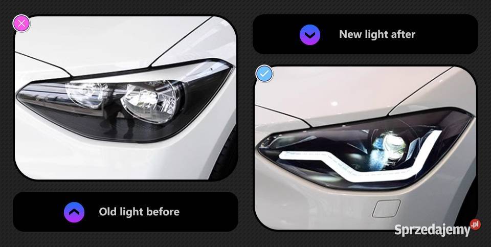 NOWE lampy przednie lampa przód BMW seria 1 F20 osobowe łódzkie Bełchatów sprzedam