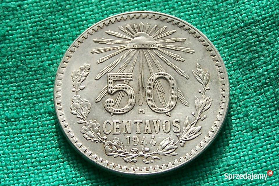 Meksyk 40 centavos 1944 Ag Kolekcje Elbląg sprzedam