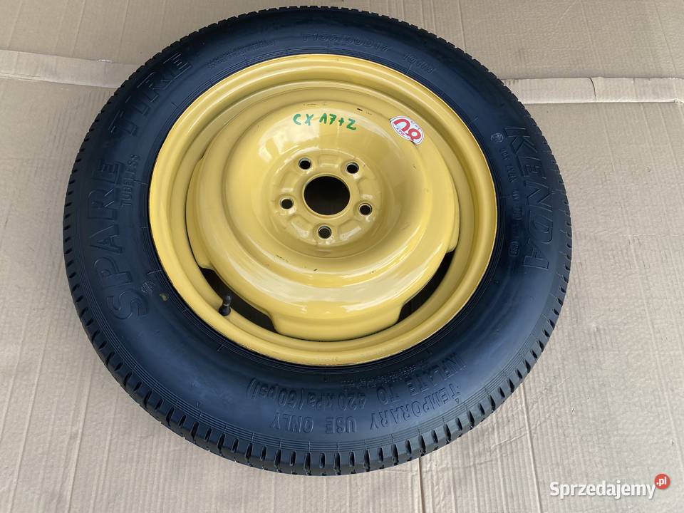 Koło dojazdowe dojazdówka 17 MAZDA CX5 CX5 wielkopolskie Miejska Górka sprzedam