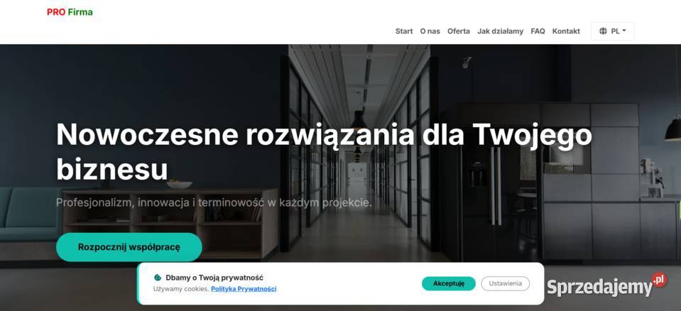 Szybki CMS Landing Page SEO Zero baz danych łódzkie Łódź informatyka