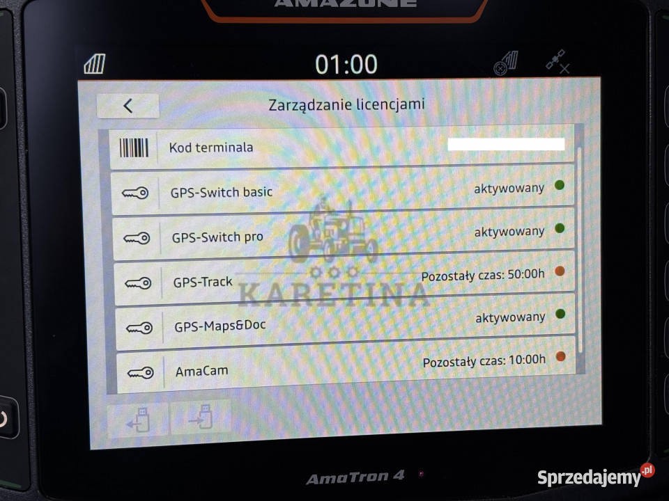 Amazone AmaTron 4 Ama Tron Terminal Sterujący Rolnictwo wielkopolskie Jastrzębniki