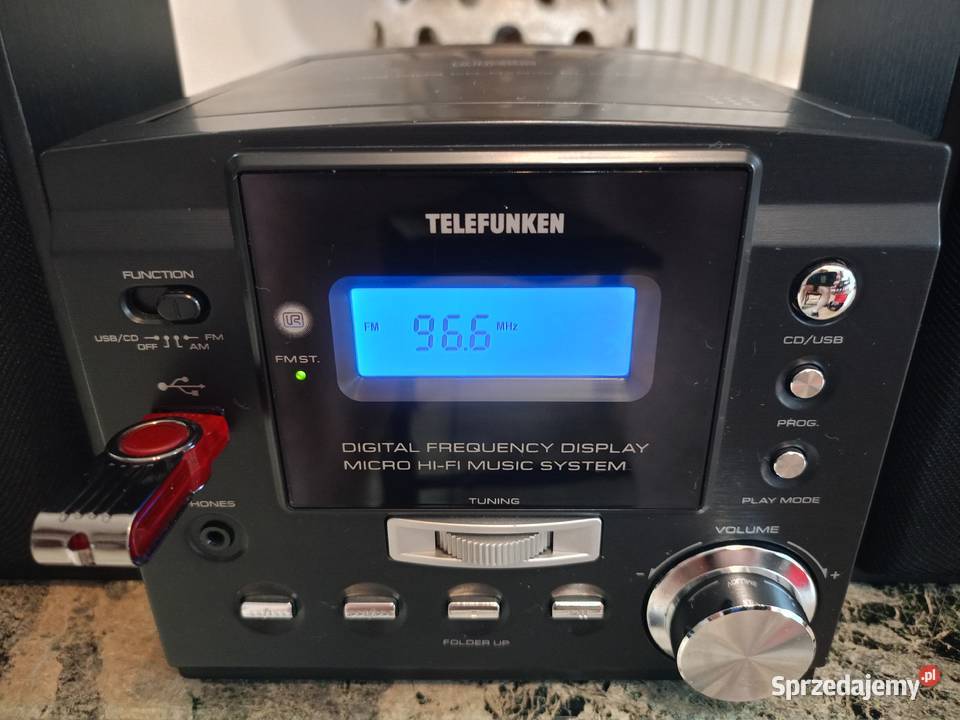 Mikro Wieża TELEFUNKEN USB MP3 Drawski Młyn