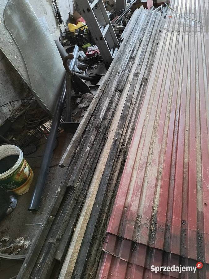 Sprzedam blacha trapezowa używana kantówka 3x4 Świerklany