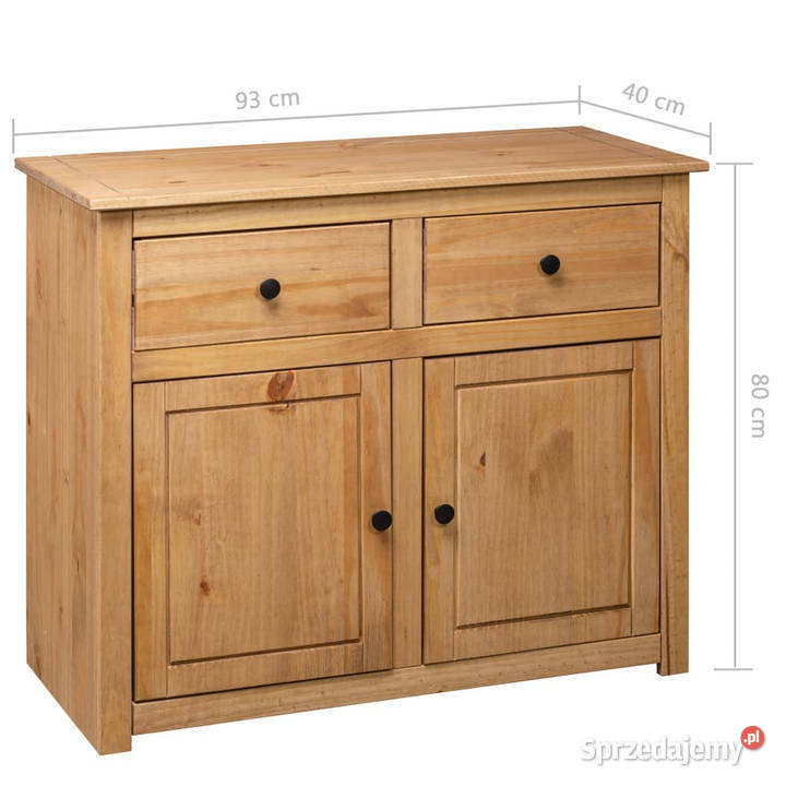 Szafka 93x40x80 lite drewno sosnowe seria Panama Warszawa