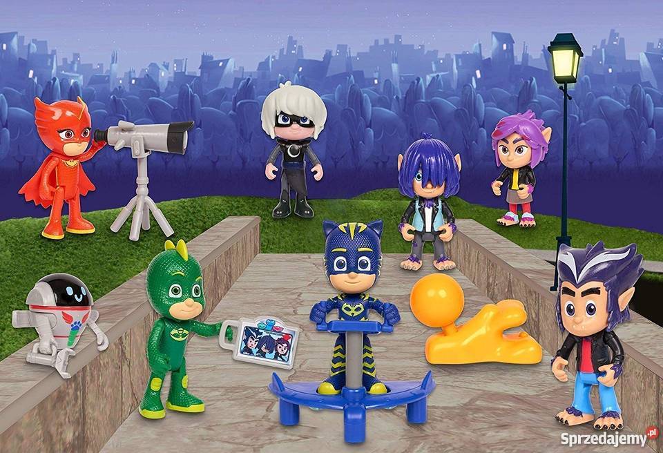 Pidżamersi PJ Masks Figurki Zestaw Deluxe 14el Figurki Mogilany