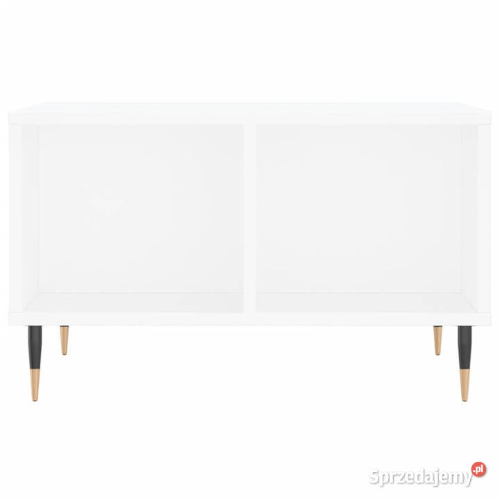 Stolik kawowy biały 60x50x365 materiał Warszawa