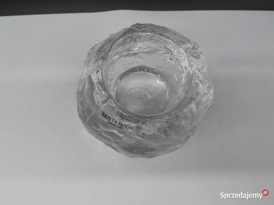 Świecznik KOSTA BODA Snowball Projekt Ann Wrff wielkopolskie