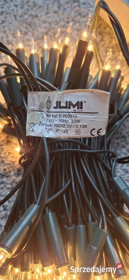 Lampki choinkowe 100 LED żółte Małkinia Górna